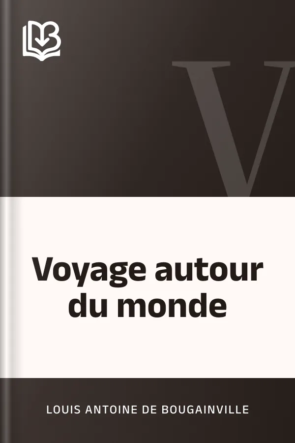 Voyage autour du monde de Louis Antoine de Bougainville, couverture du livre