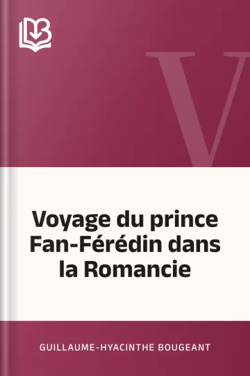 Voyage du prince Fan-Férédin dans la Romancie de Guillaume-Hyacinthe Bougeant, couverture du livre