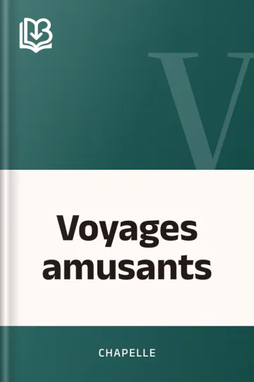 Voyages amusants de Chapelle, couverture du livre