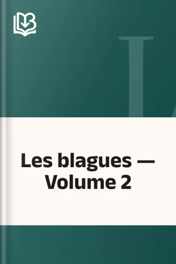 Les blagues — Volume 2, couverture du livre