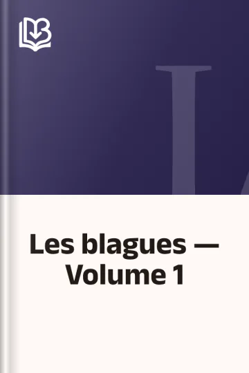 Les blagues — Volume 1, couverture du livre