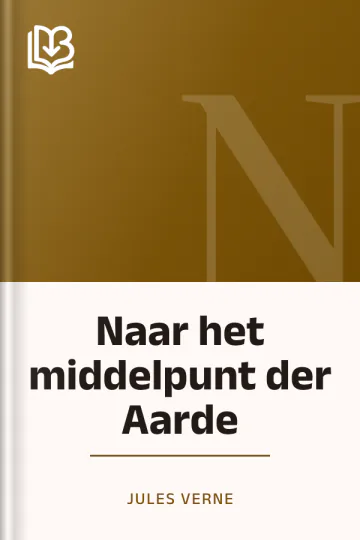 Naar het middelpunt der Aarde van Jules Verne, boekomslag