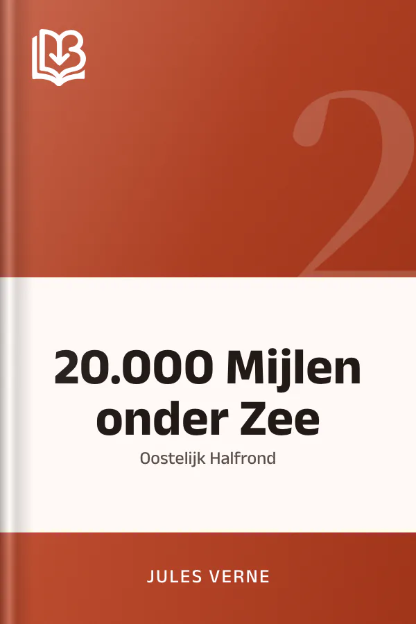 20.000 Mijlen onder Zee van Jules Verne, boekomslag