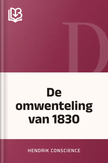 De omwenteling van 1830 van Hendrik Conscience, boekomslag