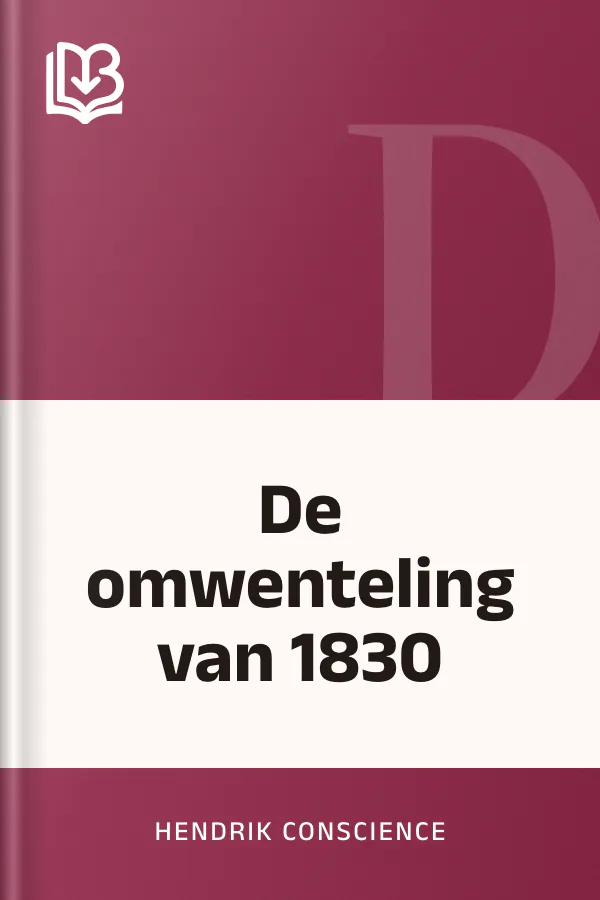 De omwenteling van 1830 van Hendrik Conscience, boekomslag