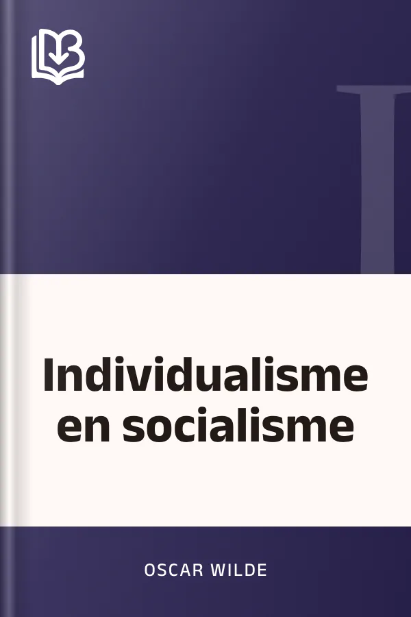 Individualisme en socialisme van Oscar Wilde, boekomslag