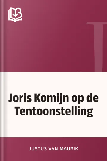 Joris Komijn op de Tentoonstelling van Justus van Maurik, boekomslag