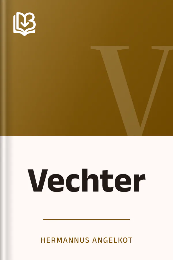 Vechter van Hermannus Angelkot, boekomslag