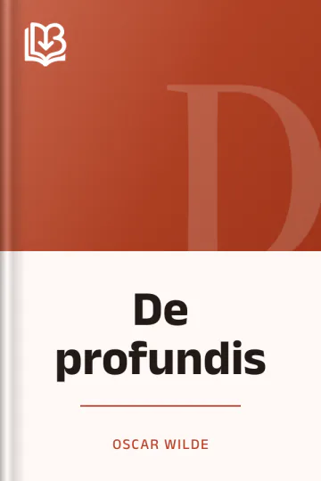 De profundis van Oscar Wilde, boekomslag