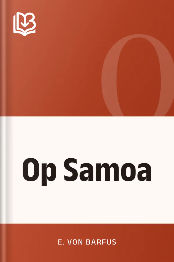 Op Samoa van E. von Barfus, boekomslag