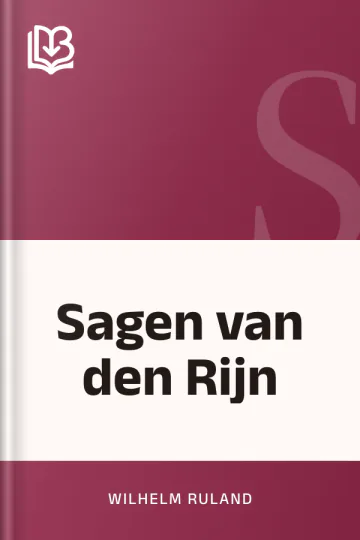 Sagen van den Rijn van Wilhelm Ruland, boekomslag