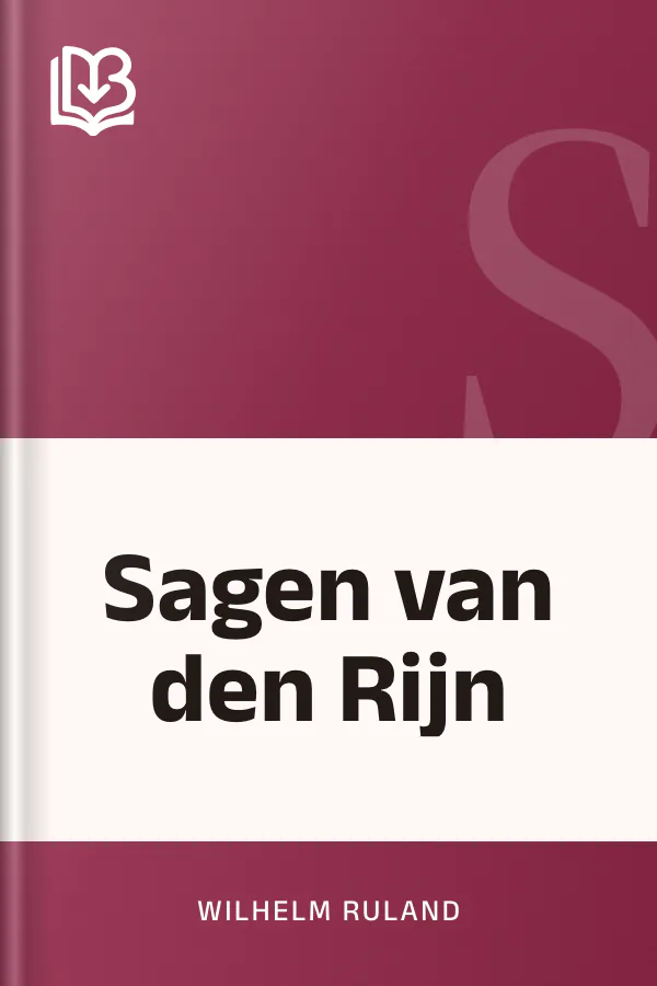 Sagen van den Rijn van Wilhelm Ruland, boekomslag