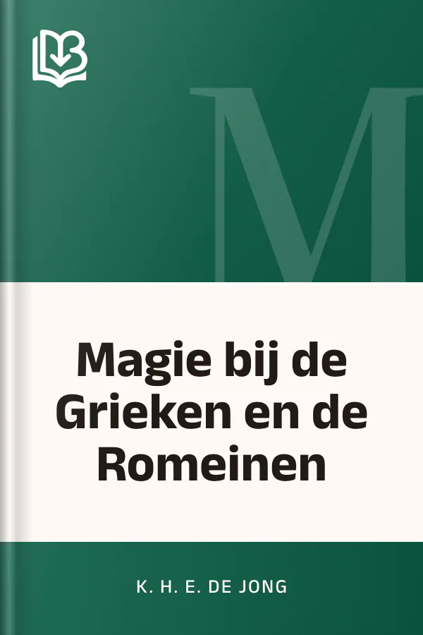 Magie bij de Grieken en de Romeinen van K. H. E. de Jong, boekomslag